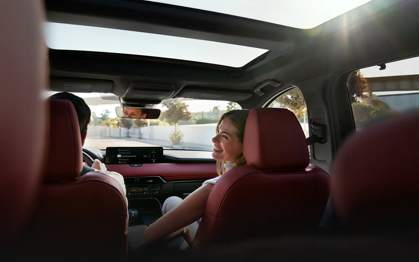 Friends riding in the 2-row 2027 Mazda CX-90 | Jim Click Mazda East in Tucson AZ